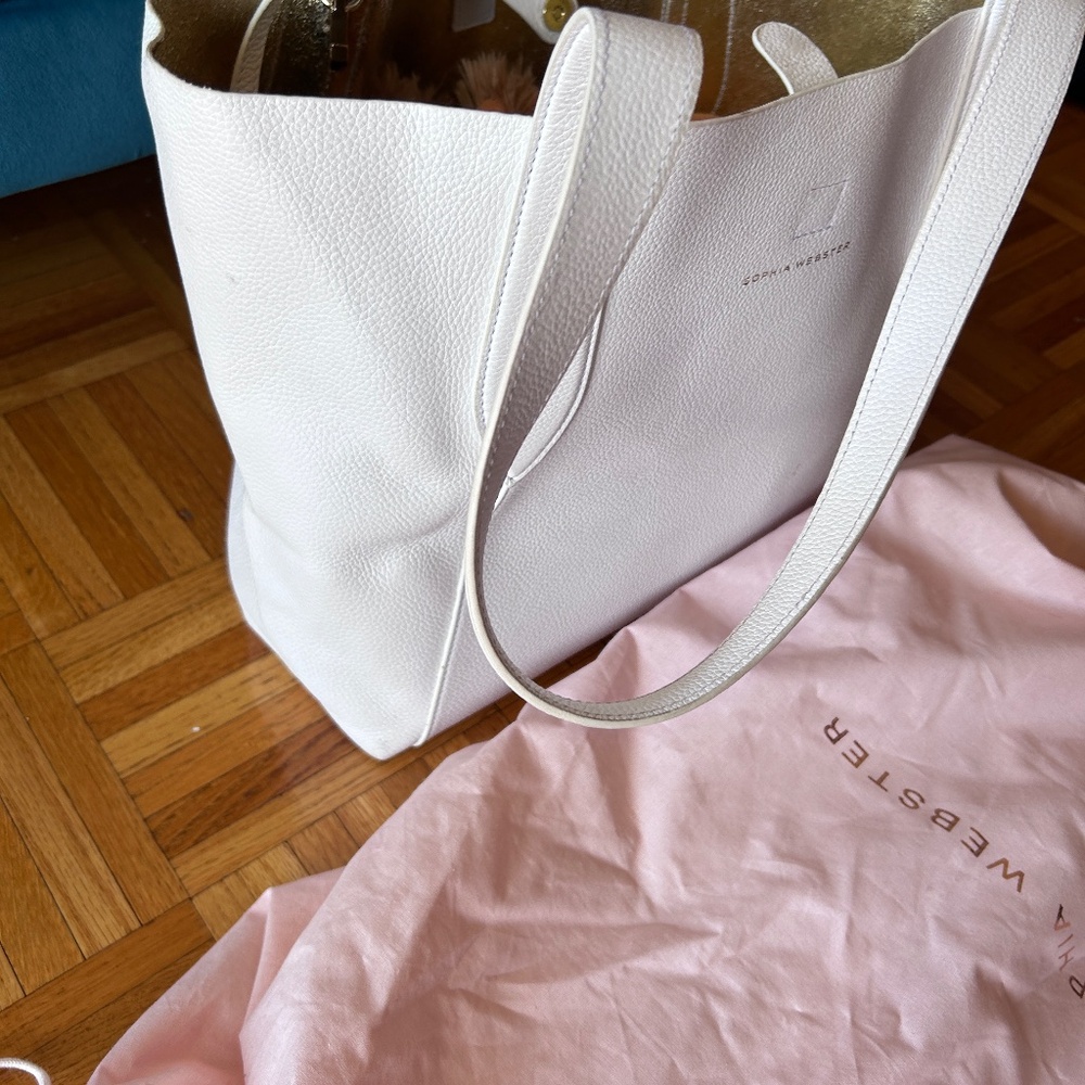 Sophie Webster white tote